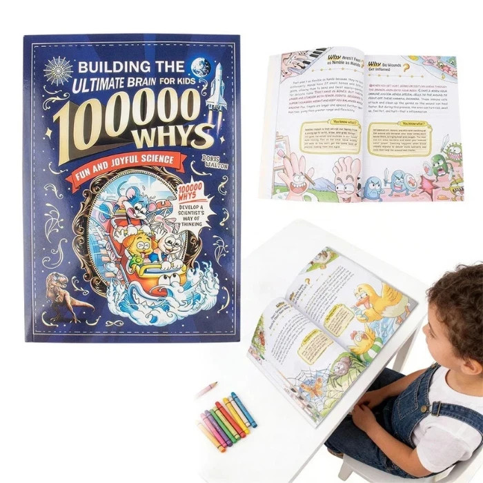 Children’s Encyclopedia 100000 Whys Kids Book Ages 6-12 Extracurricular Reading