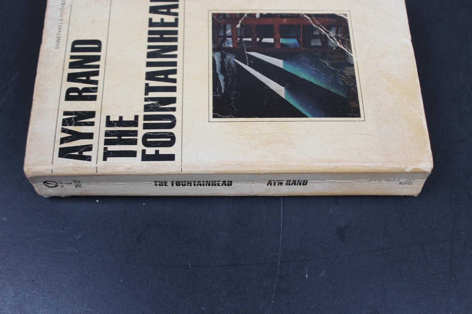 The Fountainhead Ayn Rand 1971 Paperback Novel Objectivism Signet