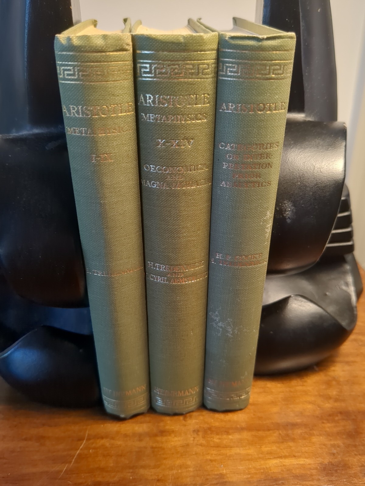 Aristotle Metaphysics, V. I-14 & Categories +, Lot Of 3, Loeb Classical Library