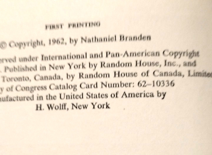 Who is Ayn Rand ? by Nathaniel Branden,Barbara Branden , 1ST Print 1962