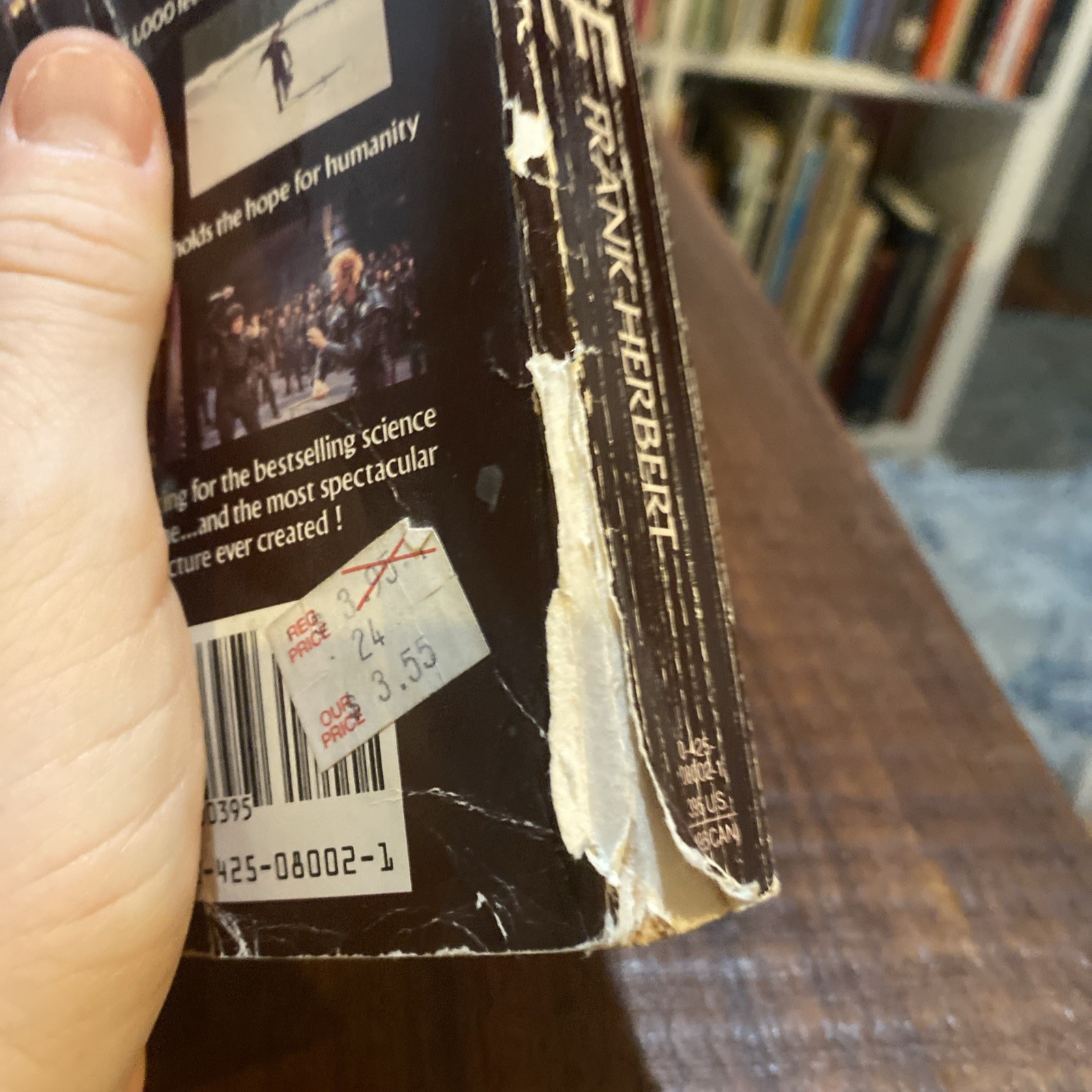 1984 Dune Frank Herbert 35th Printing Berkley Pb Movie tie-in Damaged