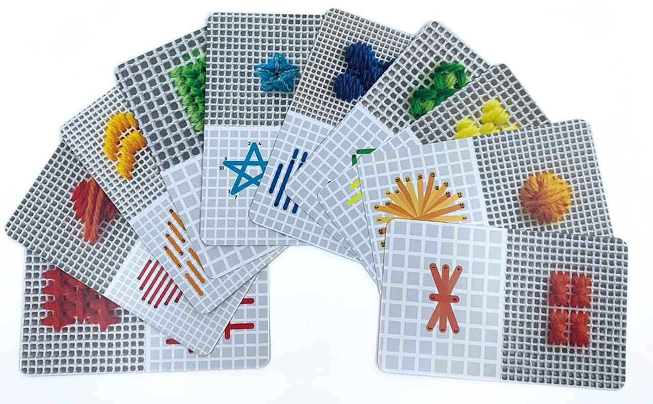 Next-Level Needlepoint Card Deck: 50 Innovative Stitches and Techniques for Tape