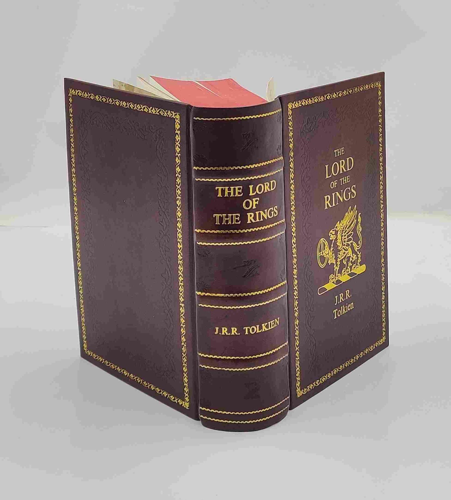 The Lord Of The Rings Illustrated By Tolkien, J. R. R. [Premium Leather Bound]