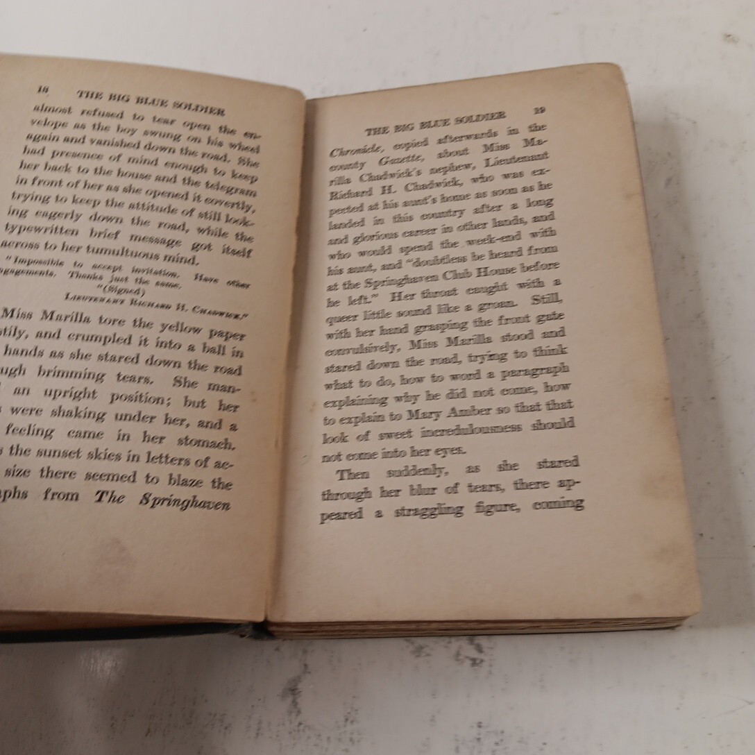 The Big Blue Soldier by Grace Livingston Hill HC (1923)