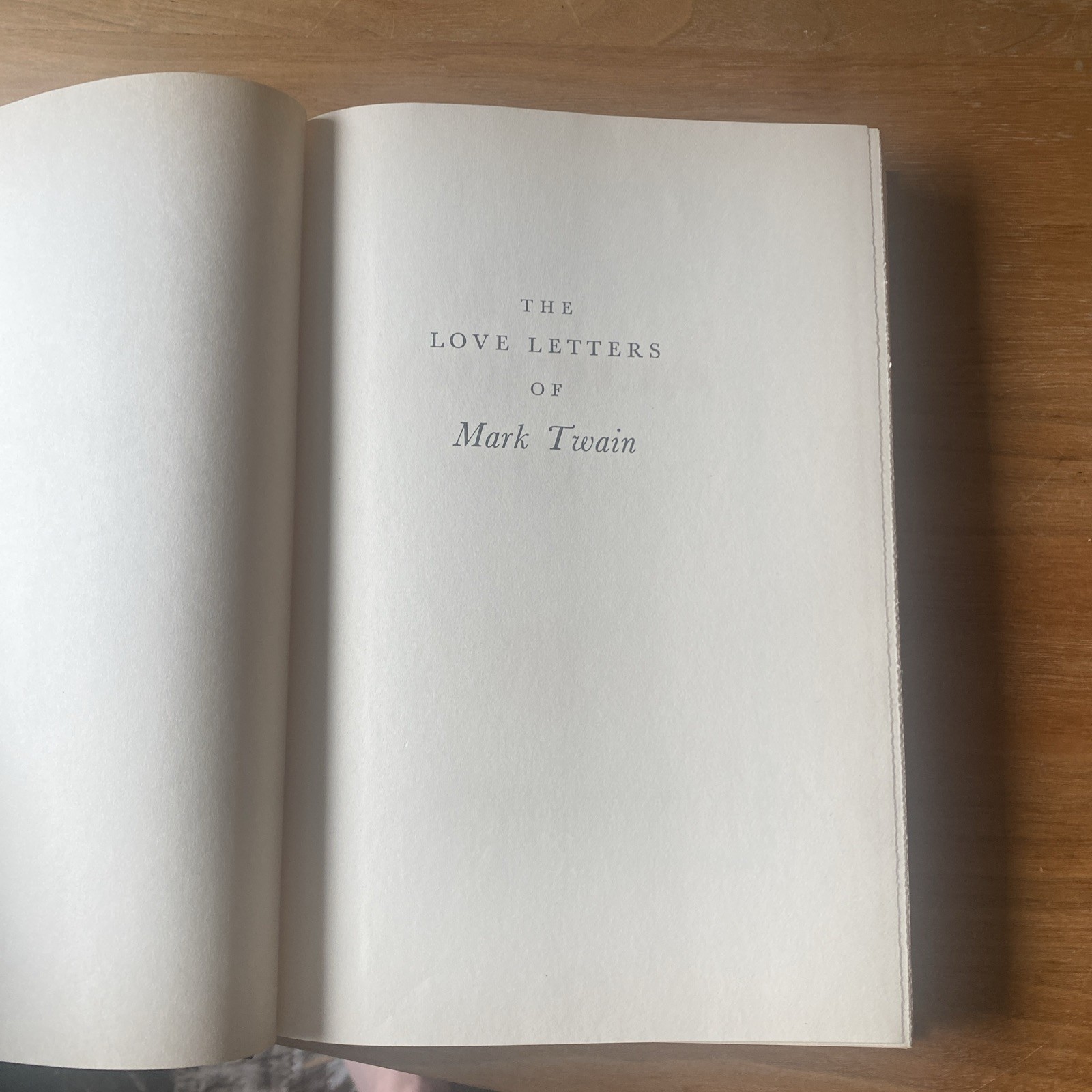 Love Letters of Mark Twain Hardcover w/ DJ, Edited by Dixon Wecter, First Ed