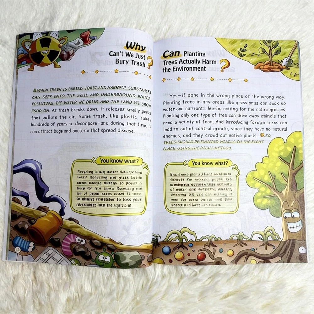 Children’s Encyclopedia 100000 Whys Kids Book Ages 6-12 Extracurricular Reading