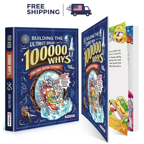 Children’s Encyclopedia 100000 Whys Kids Book Ages 6-12 Extracurricular Reading