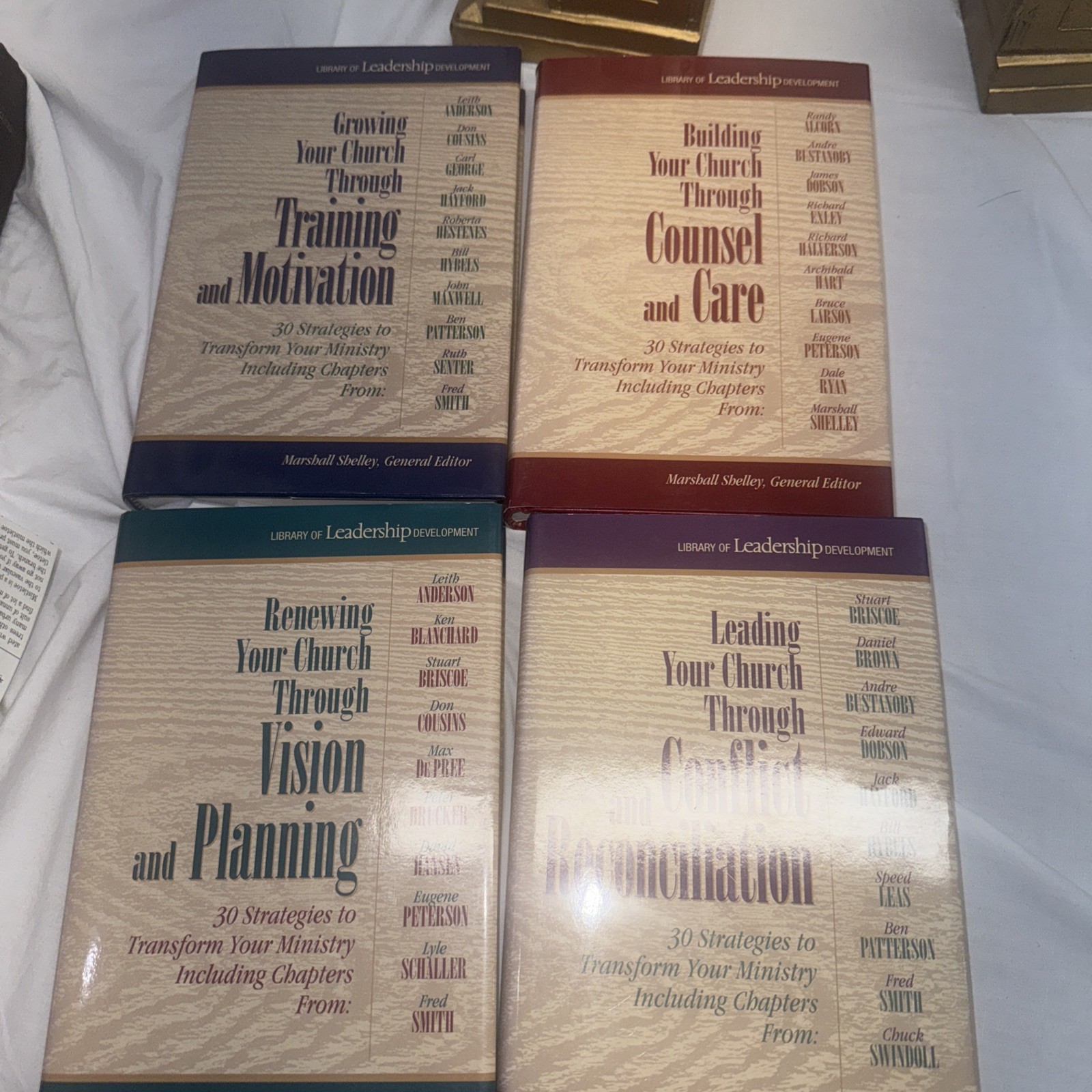 Library of leadership development Bethany house Marshall Shelley, editor vol 1-4